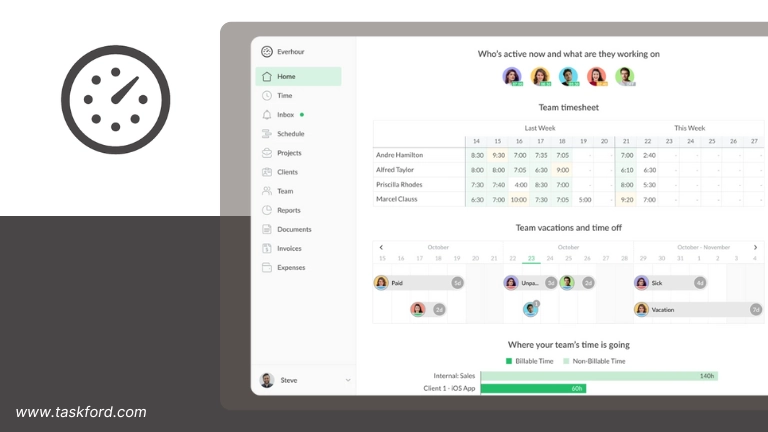 Best Freelancer Time Tracker Pick: Everhour