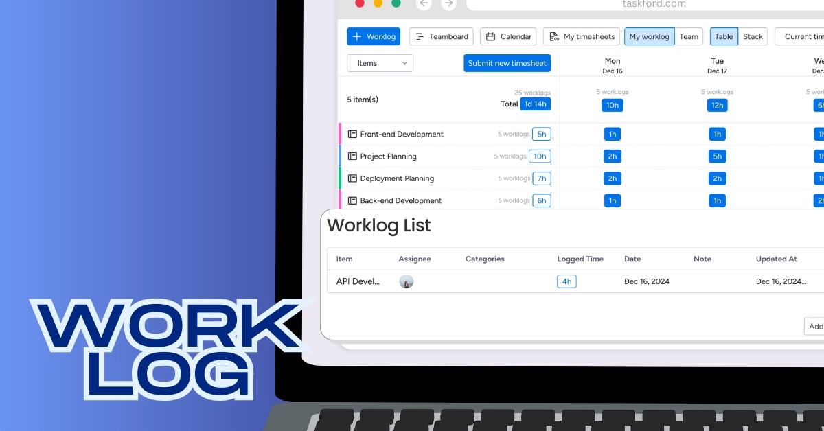 How to Boost Work Efficiency with a Worklog System
