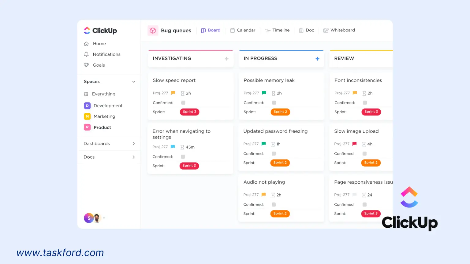 ClickUp Agile Project Management