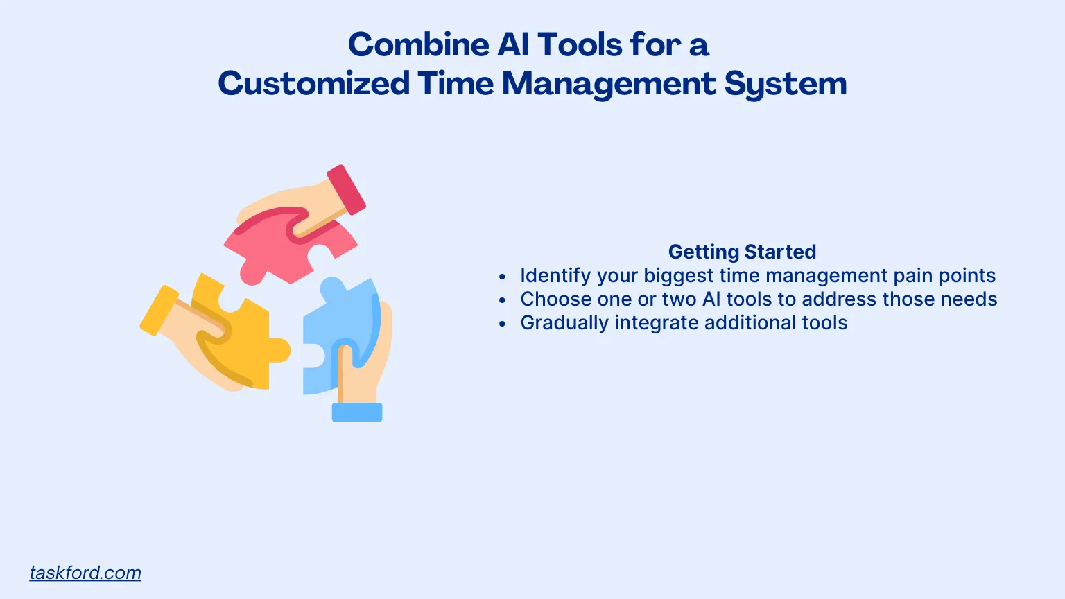 Combine AI Tools for a Customized Time Management System