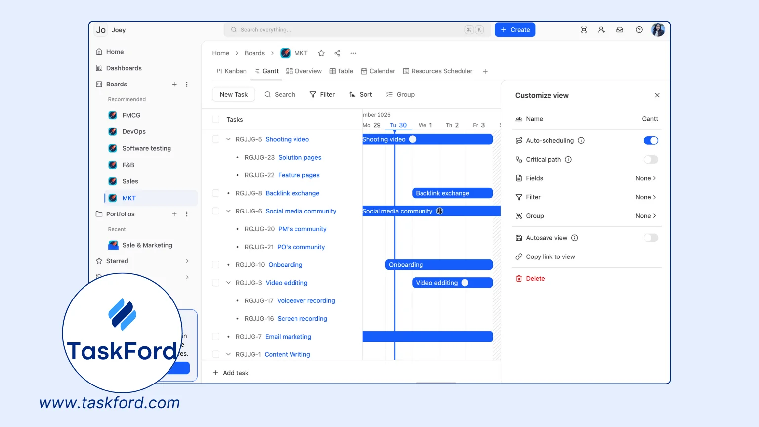 Project & Portfolio Management