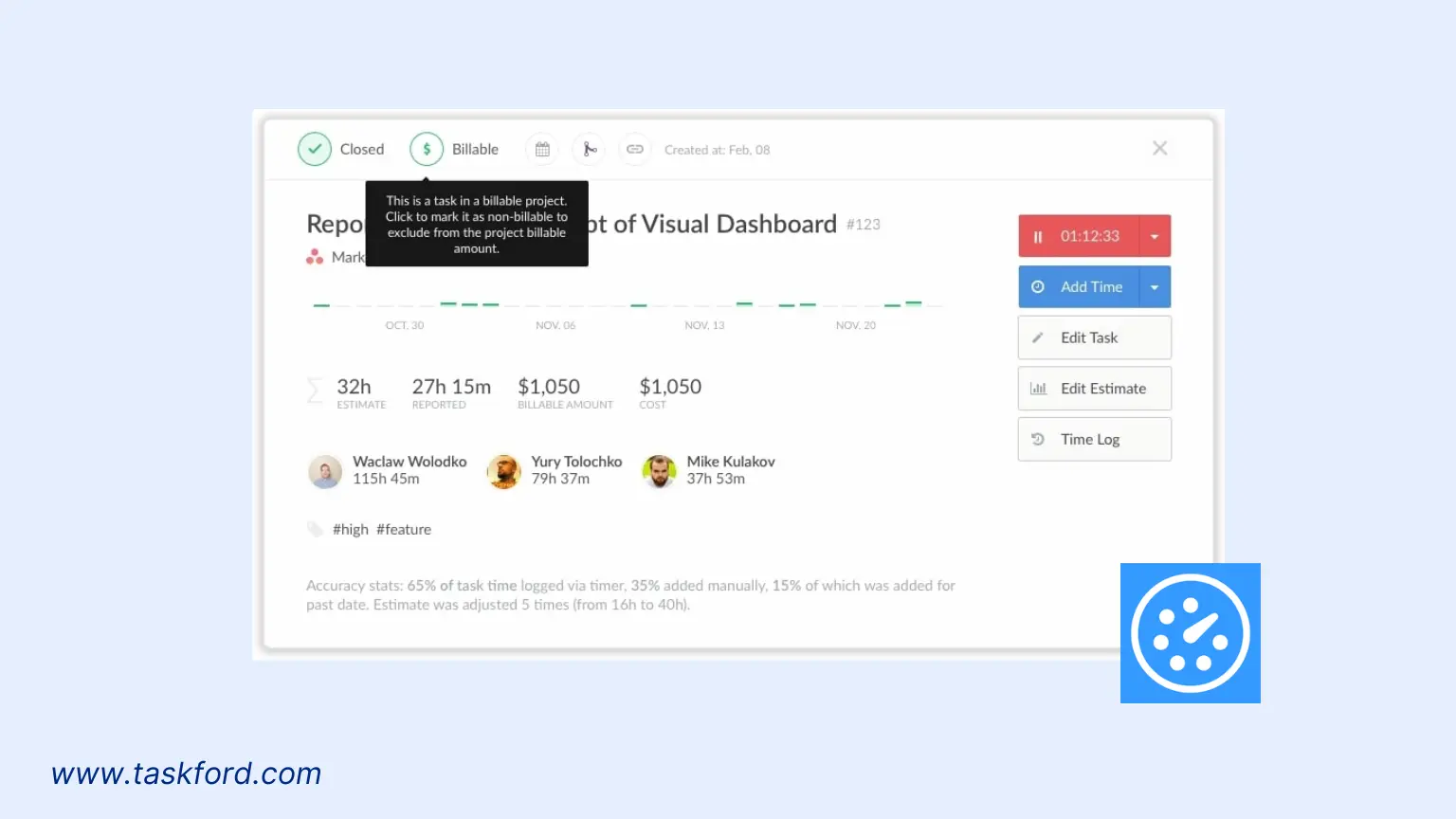 Billable Hours Tracker - Everhour