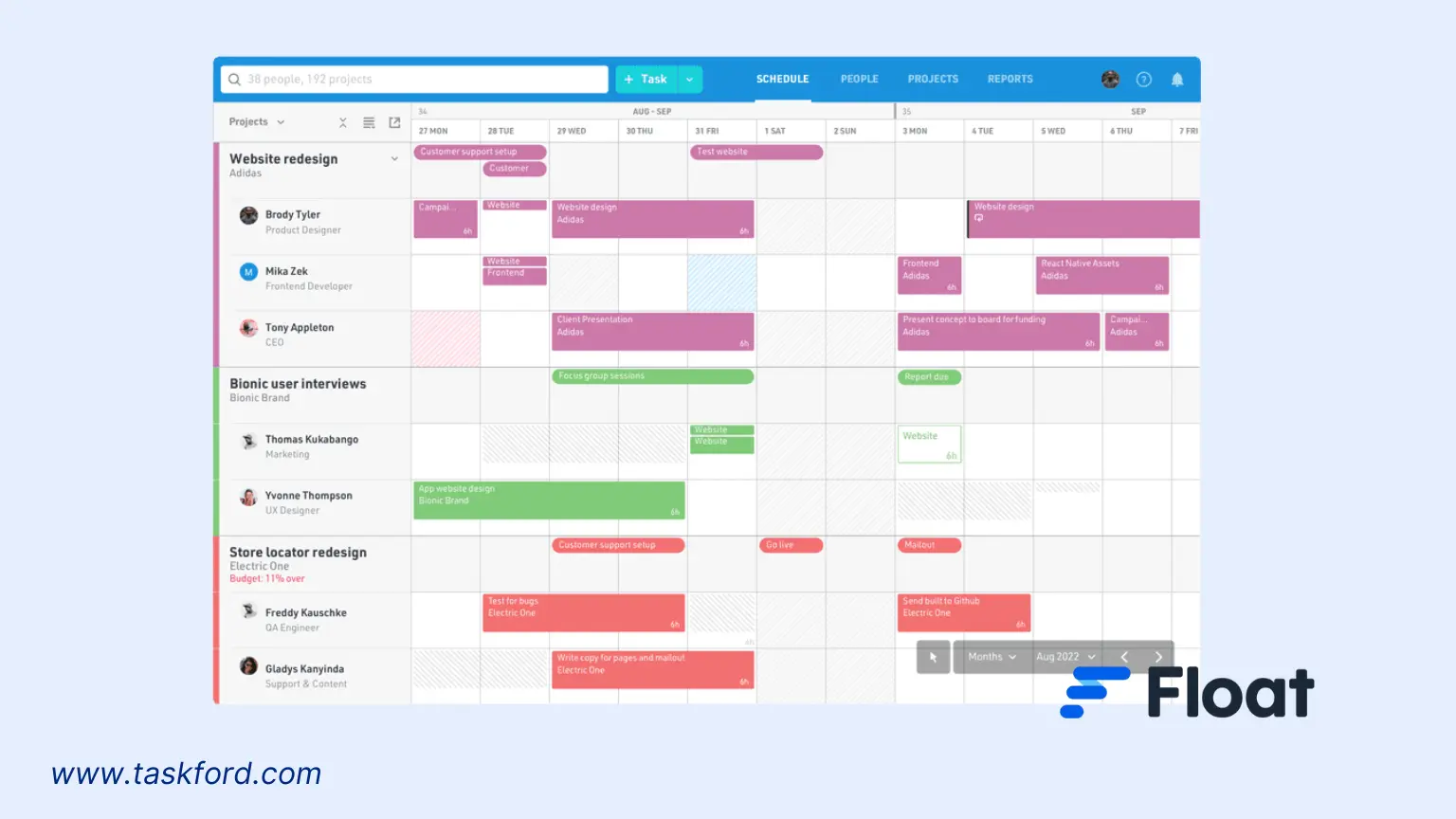 Best Program For Gantt chart - Float
