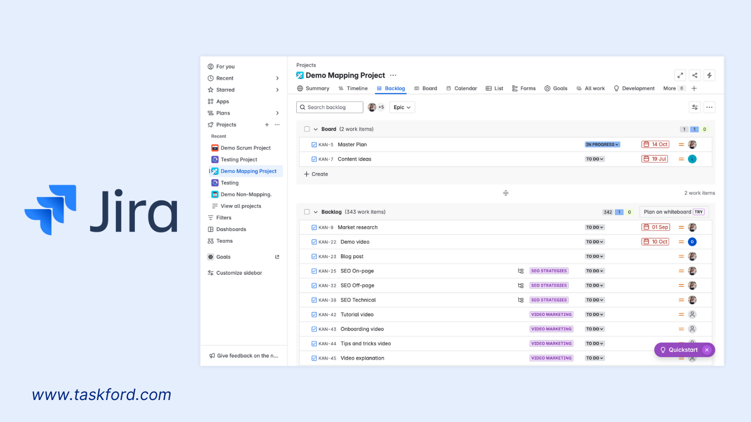Jira Agile Project Management Software