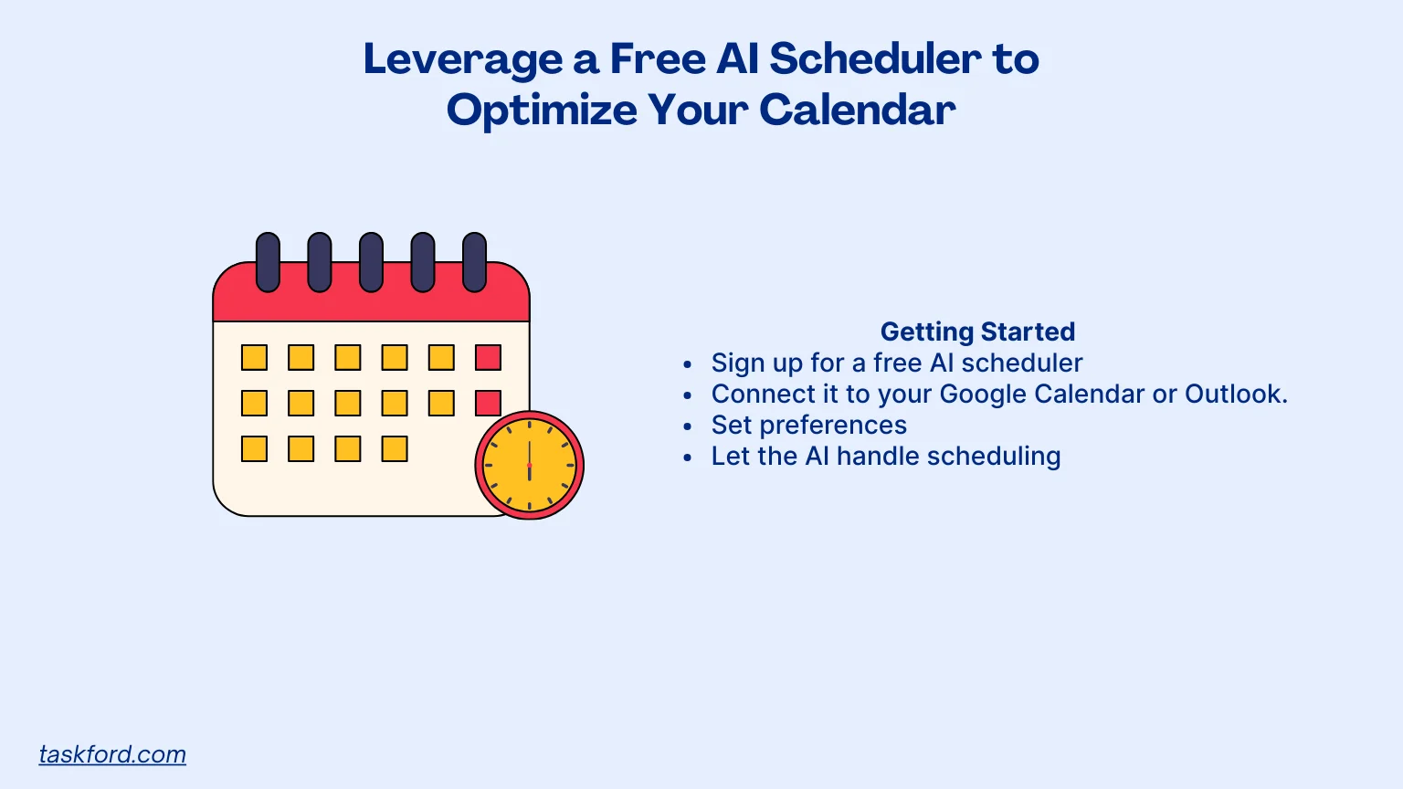 Leverage a Free AI Scheduler to Optimize Your Calendar
