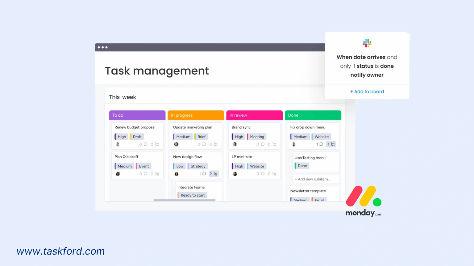 Monday AI Task Manager