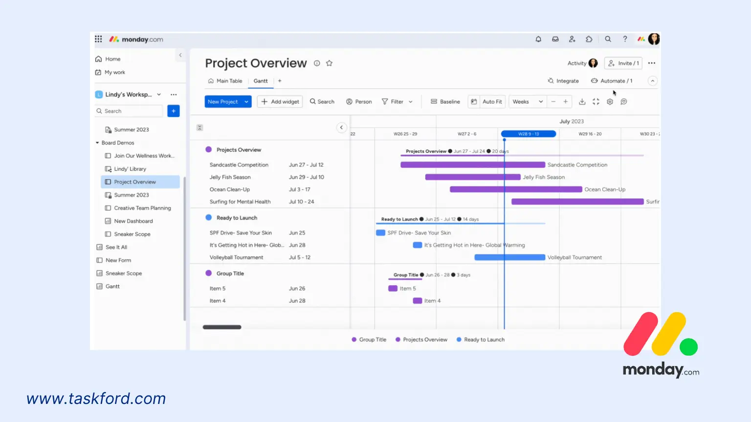 Best Program For Gantt chart - Monday.com