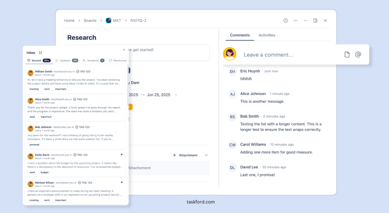 Real-Time Task Updates