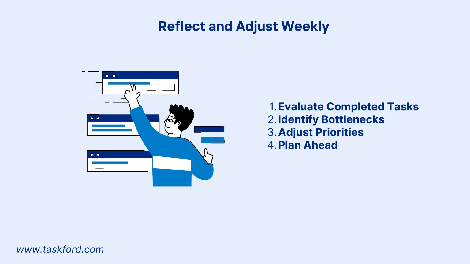 Reflect and Adjust Weekly