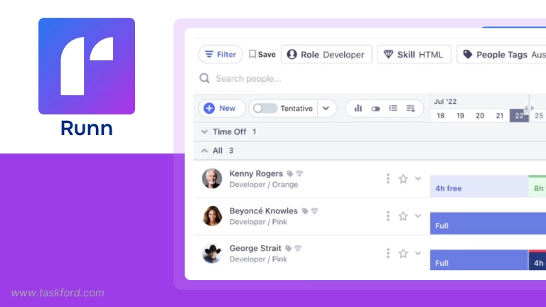 Resource Planning Software - Runn
