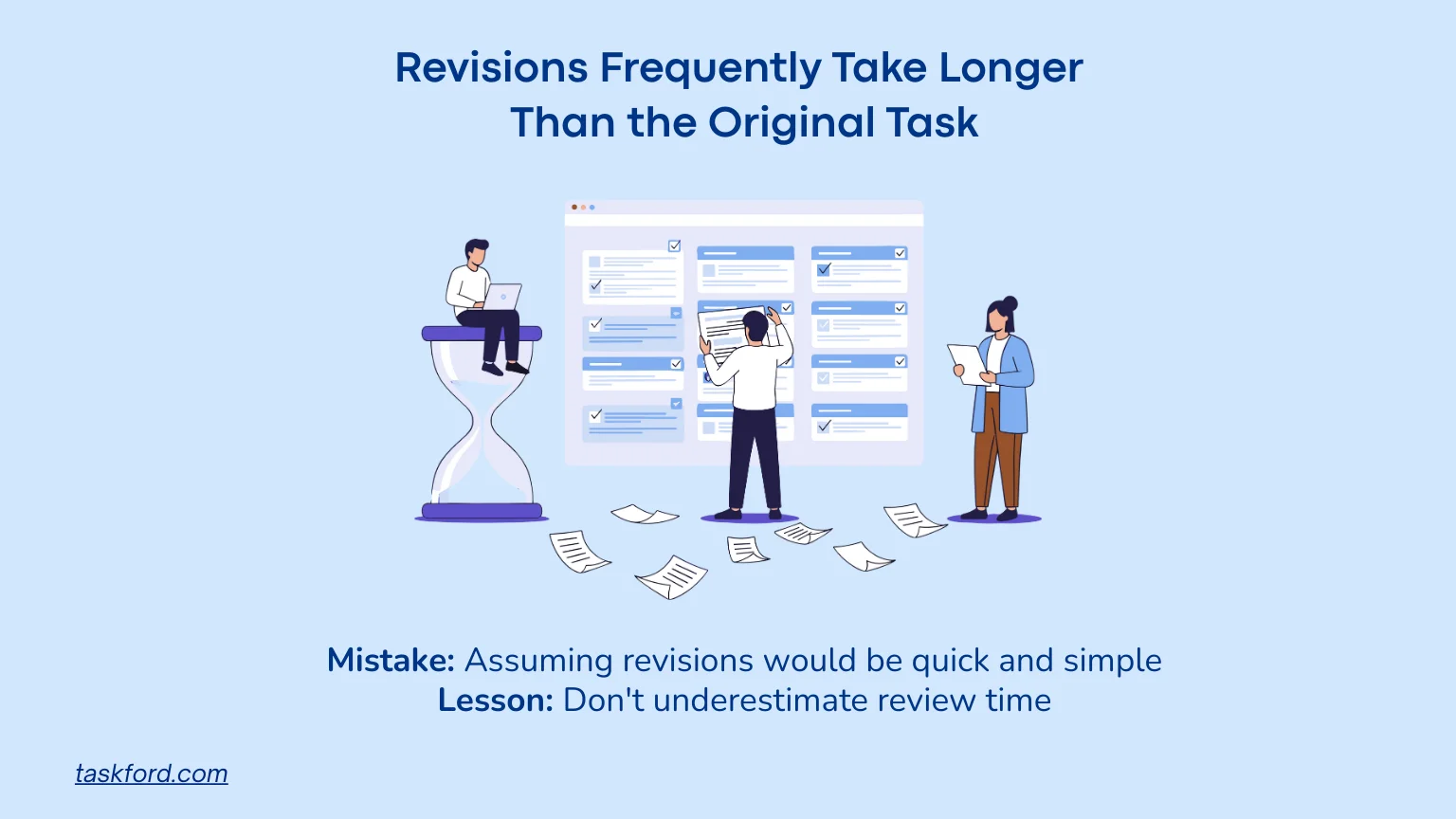 Revisions Frequently Take Longer Than the Original Task