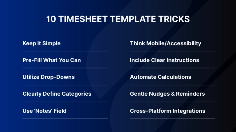 10 Timesheet Template Tricks