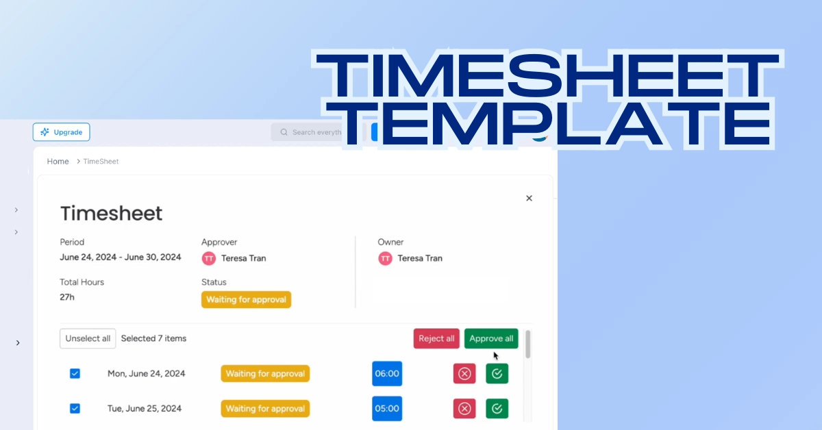 10 Timesheet Template Tricks to Simplify Time Logging for Your Team in 2025