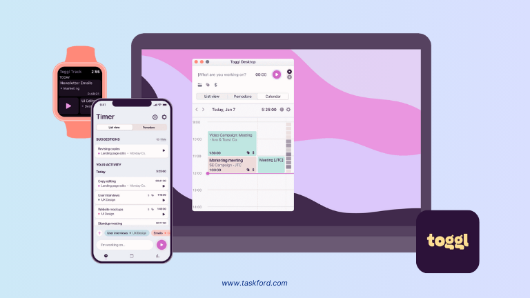 Toggl - the best time tracker app for freelancers