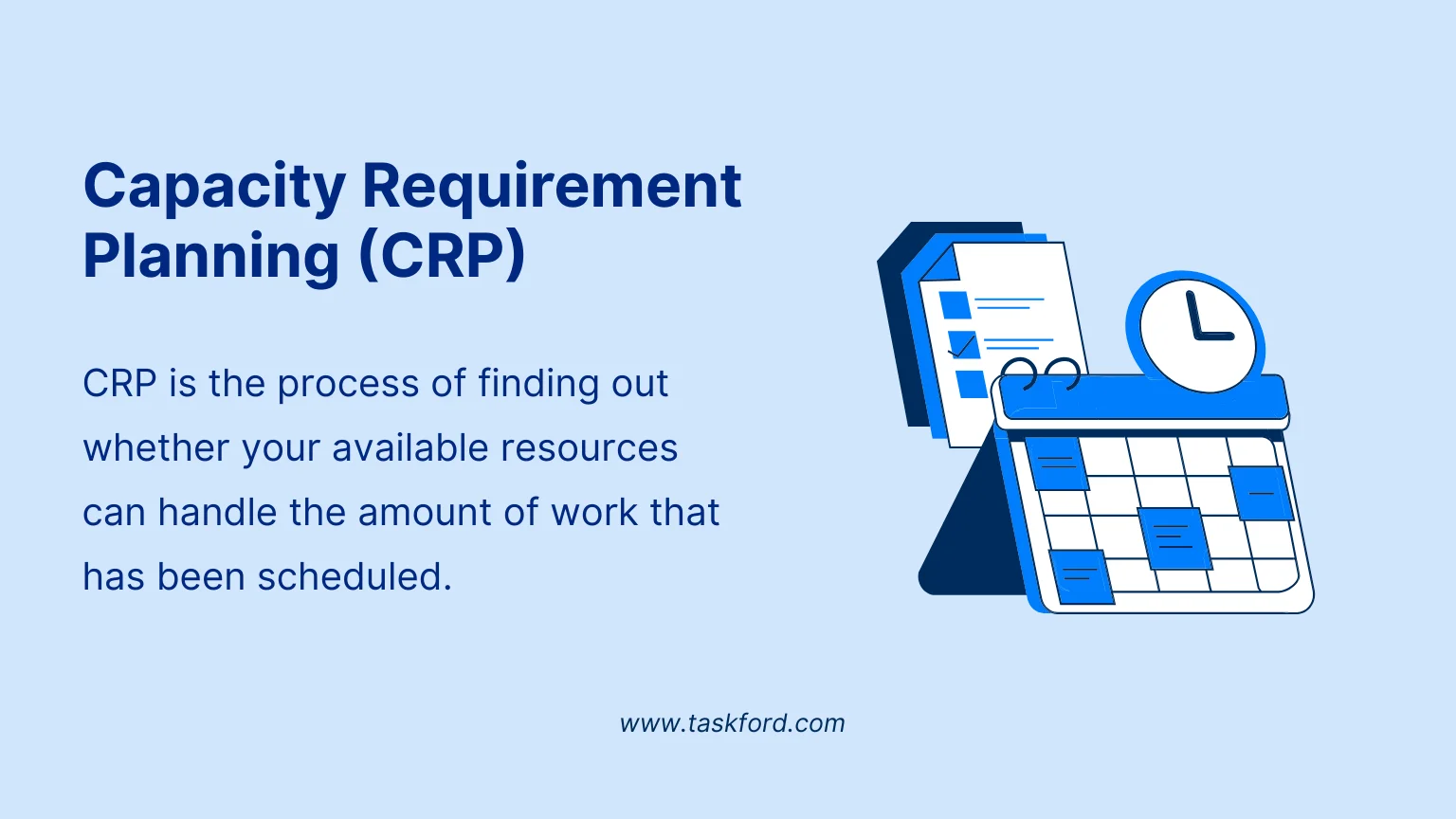 What is Capacity Requirement Planning (CRP)?