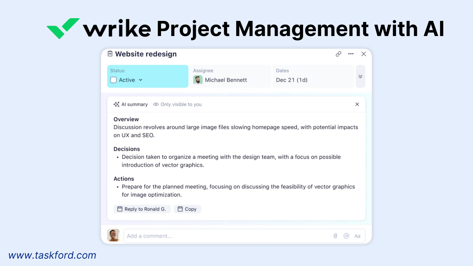 Wrike Project Management with AI