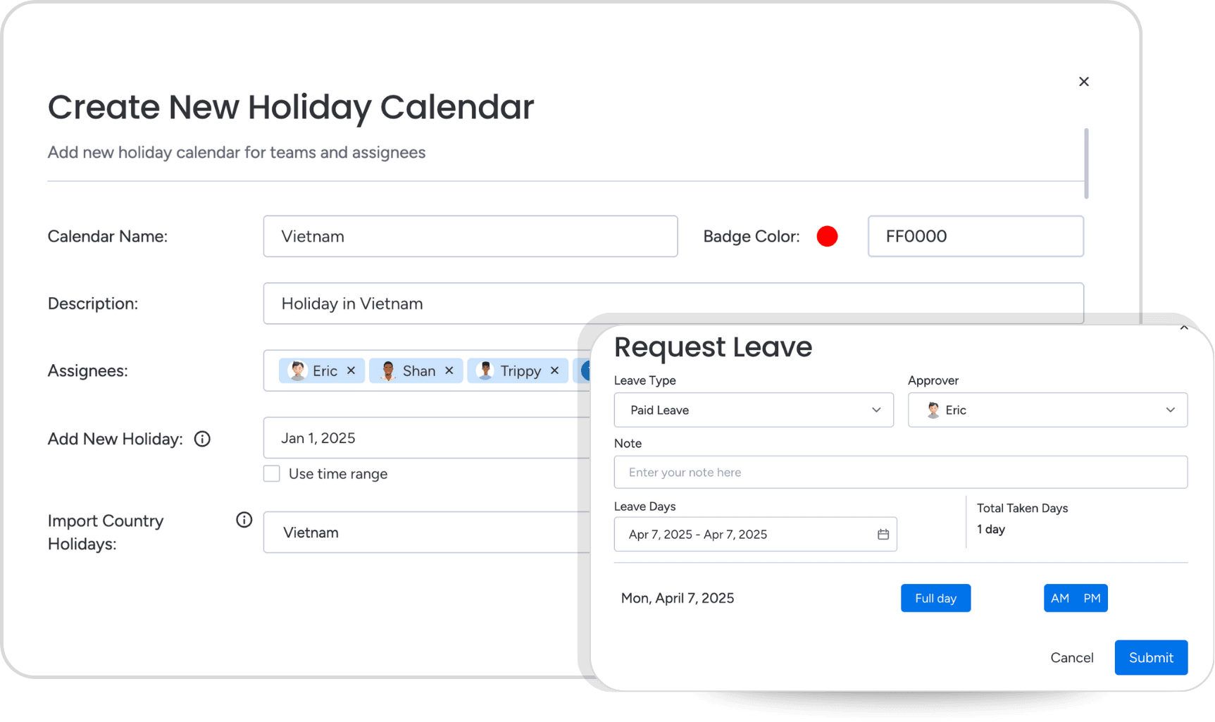Streamline Leave and Vacation Planning