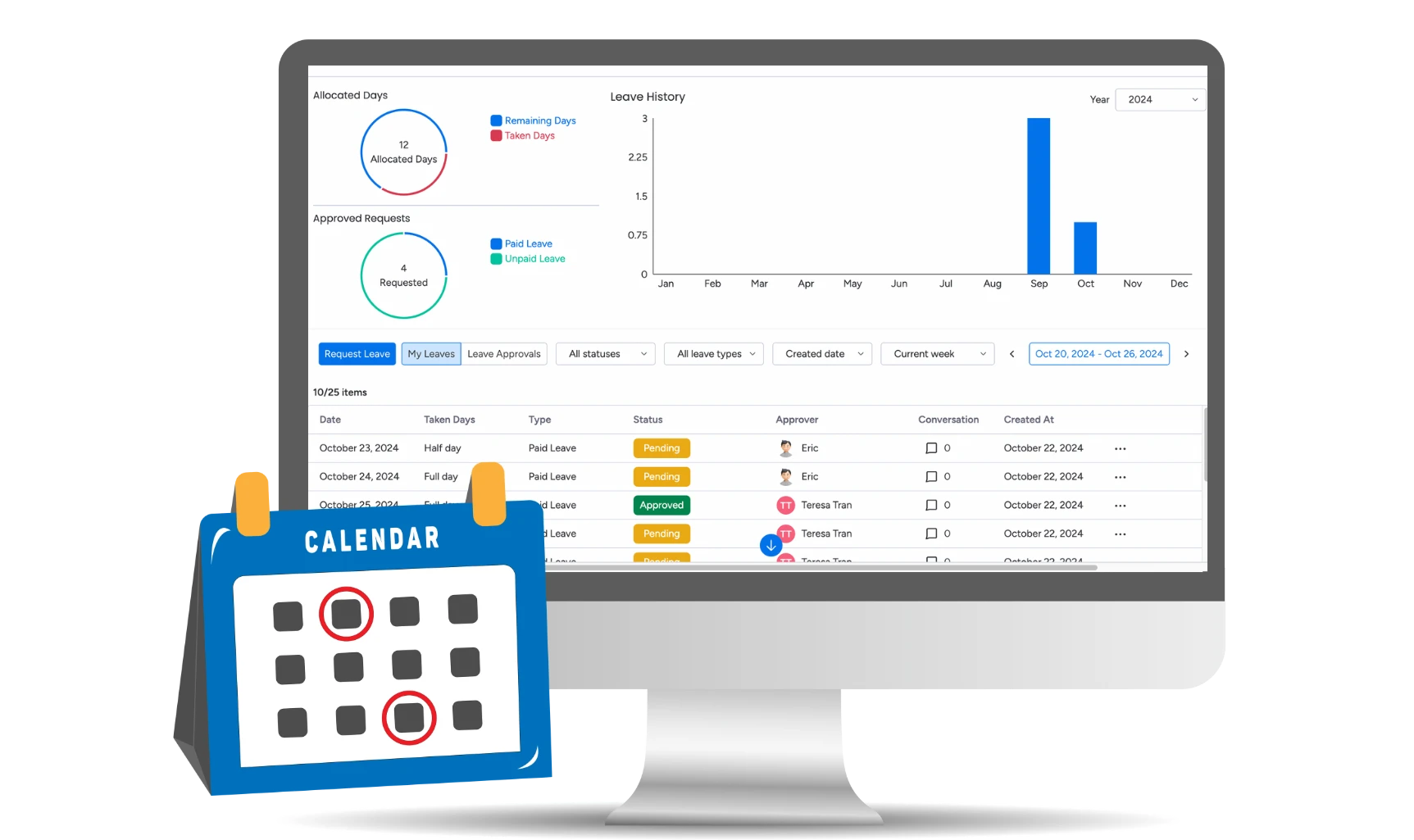 Use Case for Leave & Vacation Management