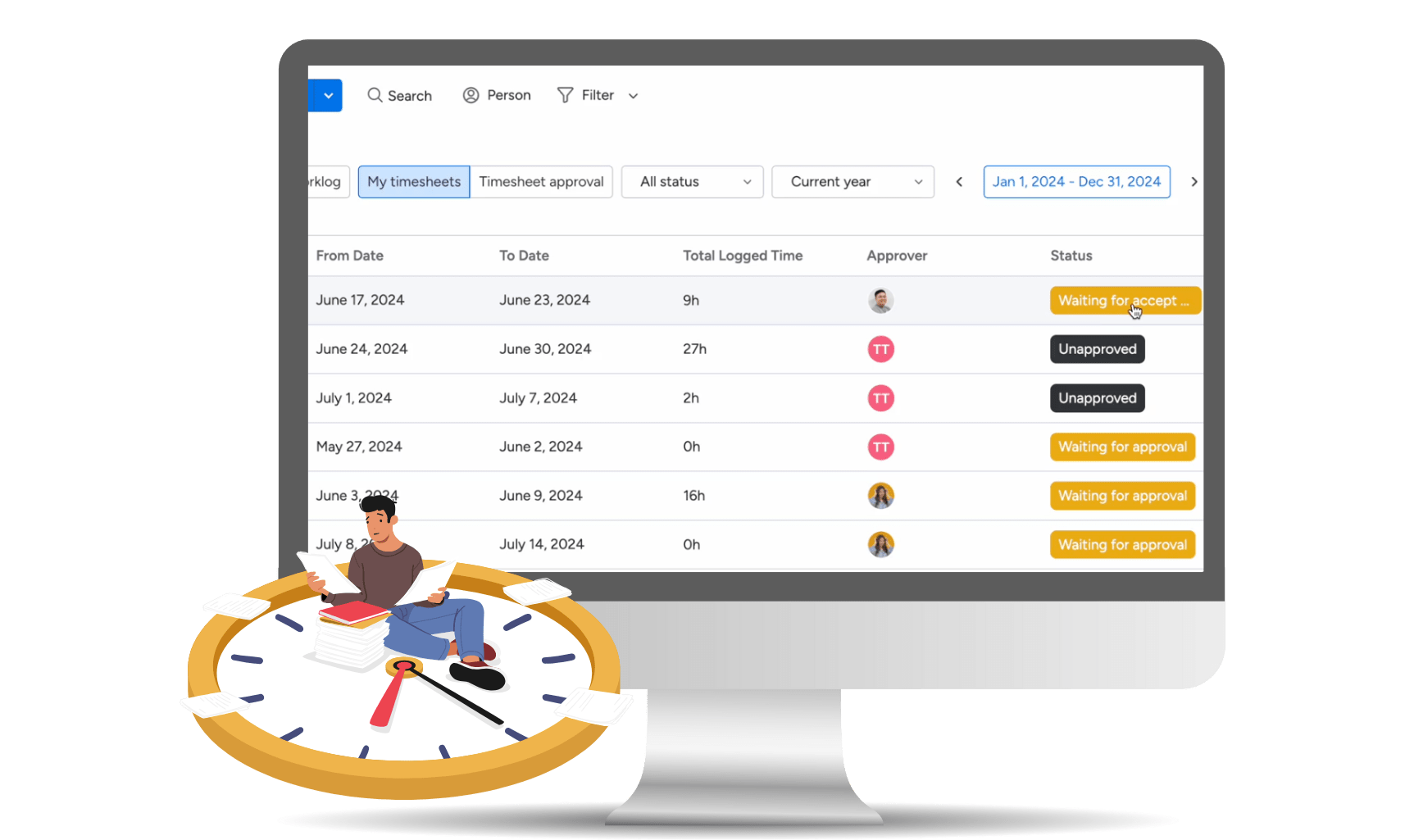 Use Case for Time Management
